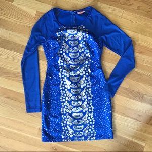 Bebe sequined party dress